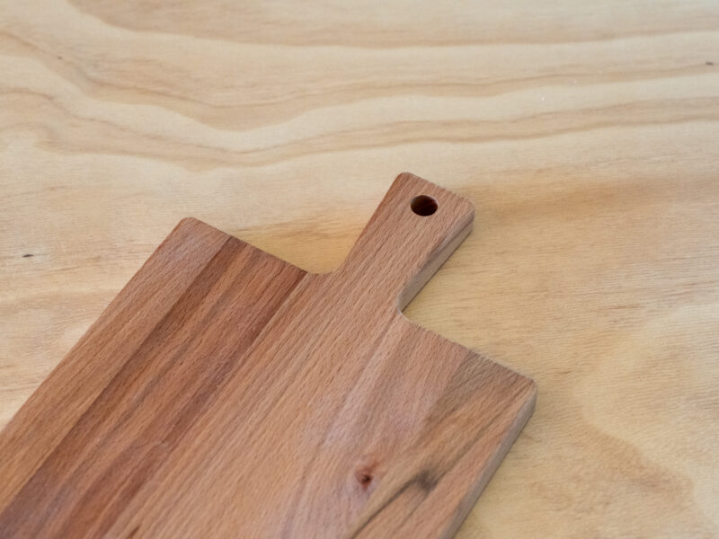 Rond borrelplank met handvat zonder sapgeul Ø 30 cm